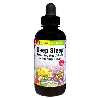 Herbs Etc. Deep Sleep Classic Liquid Extract - Herbal Supplement for Natural Gentle Sleep Support - Restful Sleep Supplement with Passionflower, Chamomile Lemon Balm - 4 fl oz (157 Servings)