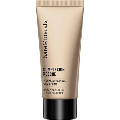 bareMinerals Complexion Rescue Tinted Moisturizer for Face with SPF 30, Vegan Tinted Mineral Sunscreen with Hyaluronic Acid, Mini Size, Buttercream 03