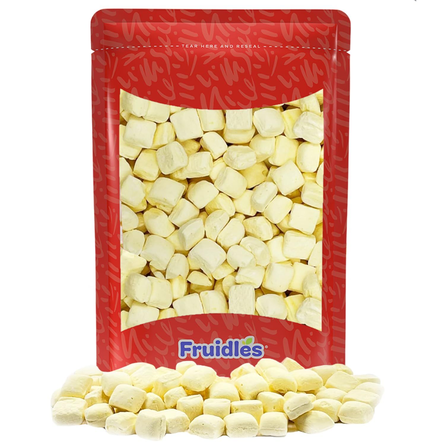 Fruidles Pastel Yellow Buttermints, Bulk Mint Candies, After Dinner Mints, Fat-Free (2 Pounds)