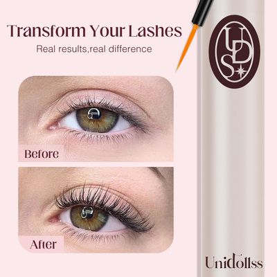 Eyelash Growth Serum 2 Pcs SensitivePowerful Eyes for Thicker,Longer Eyelashes and Eyebrows Unidollss Lash Serum for Lash Growth Lash Enhancing Treatment with Nourishing Botanicals,VeganCruelty-Free