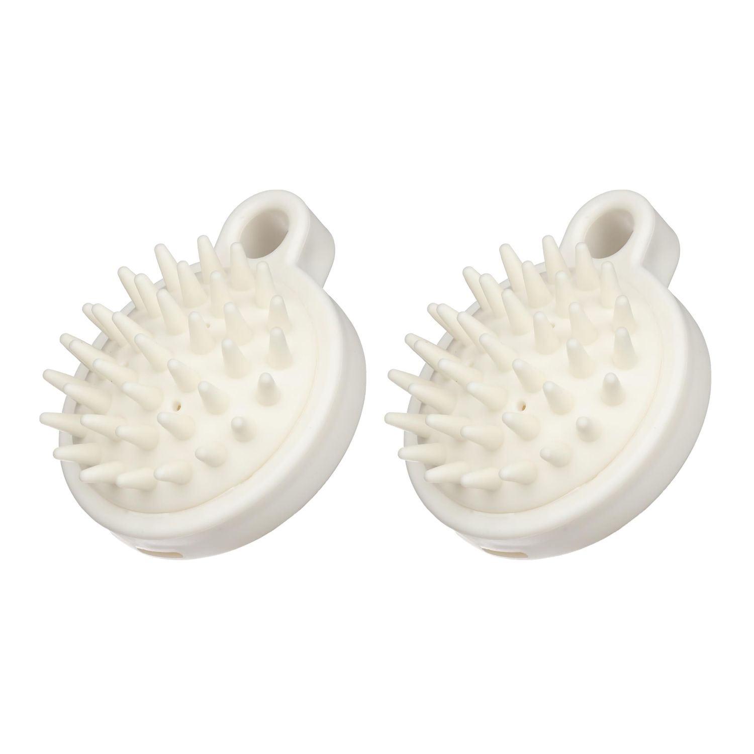 OFXDD Scalp Massager Hair Growth - Scalp Scrubber for Dandruff 2 Pcs - Shampoo Brush for Shower Womens, Mens and Pets - Silicone Hair ScrubberMassager with Soft Flexible Bristles