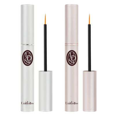Eyelash Growth Serum 2 Pcs SensitivePowerful Eyes for Thicker,Longer Eyelashes and Eyebrows Unidollss Lash Serum for Lash Growth Lash Enhancing Treatment with Nourishing Botanicals,VeganCruelty-Free