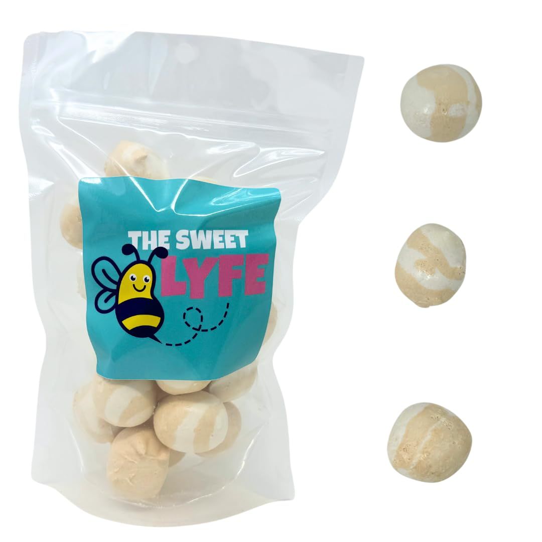 The Sweet Lyfe Freeze Dried Peanut Butter Taffy, Salt Water Candy, 2 oz