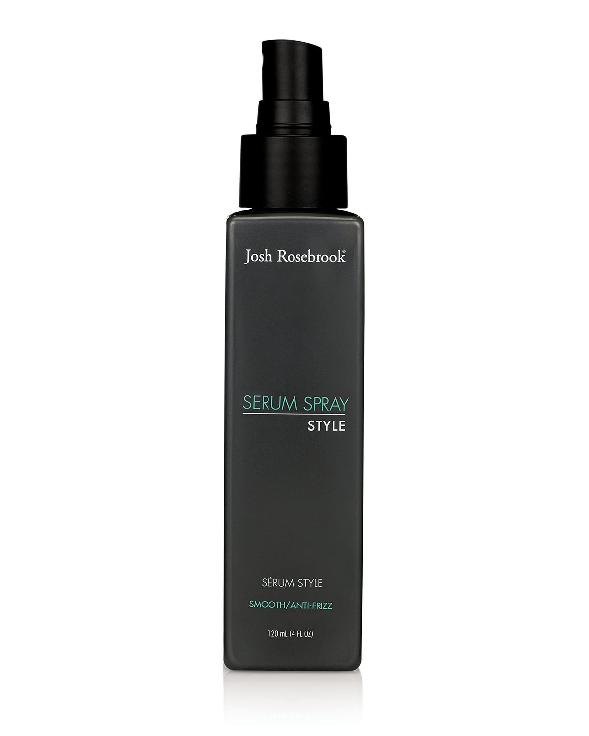 Josh Rosebrook Serum Spray - anti-frizz, wave and curl smoothing and defining hair styling spray that also performs as a nourishing, herbal-active scalp treatment - 120 mL - 4 Oz