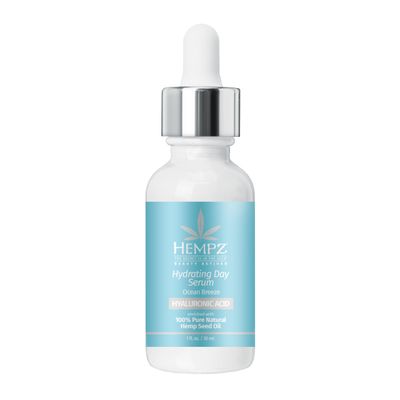 Hempz Ocean Breeze, Facial Serum, Beauty Actives face serum with Hylauronic Acid, for Men and Women with dry to normal skin 1oz