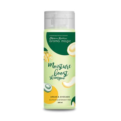 Aroma Magic Moisture Shampoo with Argan Avocado Sulphate-Free Shampoo for Dry Hair Deeply Moisturizes, Strengthens Enhance Hair Growth 6.76 Fl Oz (200ml)