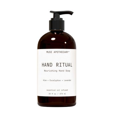 Muse Apothecary Hand Ritual - Aromatic and Nourishing Hand Soap, Infused with Natural Aromatherapy Essential Oils - USDA Certified Biobased - 16 oz, Aloe Eucalyptus Lavender