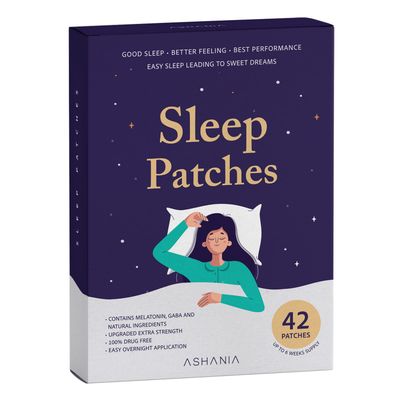 Ashania Sleep Patches, Sleep Patches for Adults, Upgraded Sleep Patches Set, Easy to Apply and Comfortable, Premium Ingredients, for Men and Women (42 Count (Pack of 1))
