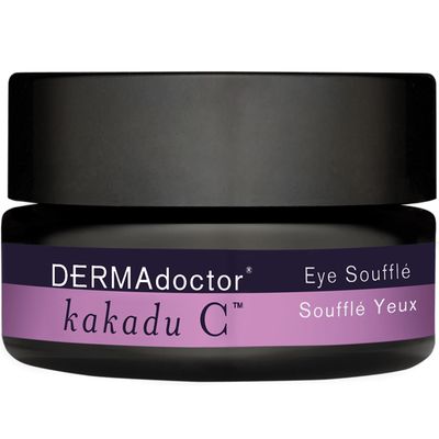 DERMAdoctor Kakadu C Dermatologist Formulated Eye Souffle, Vitamin C and Caffeine Eye Cream. Dark Circles Under Eye Treatment and Under Eye Brightener - 0.5 fl oz
