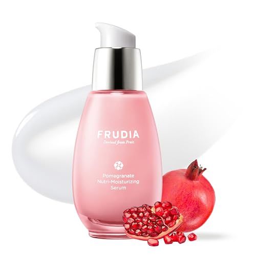 WELCOS FRUDIA Pomegranate Nutri-Moisturizing Serum Firming Face Serum wPomegranate extract, BL-FILL UP, Vegan Collagen Korean Skin Care Serum Day and Night Moisturizer for Face (1.69 fl oz)