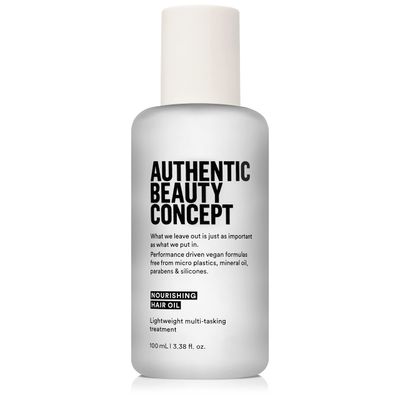 Authentic Beauty Concept Nourishing Hair Oil Smooths Frizz Seals Split Ends Enhances Shine All Hair Types Vegan Cruelty-free Silicone-free 3.38 fl. oz.