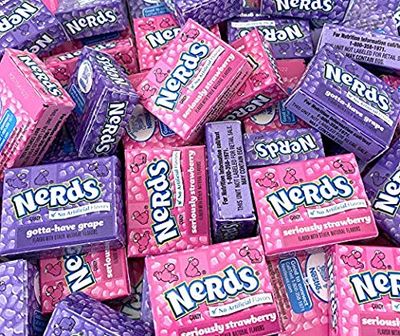 Wonka Nerds Candy Boxed Mini Easter Candies, Strawberry and Grape Flavors, 2 Pounds