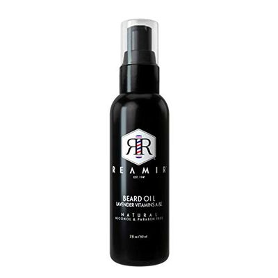 Reamir Beard Conditioning Oil - Grooming for Men - Softens Nourishes Beard Hair - Helps beard Grow Faster and Thicker - All Natural Oils 2 oz