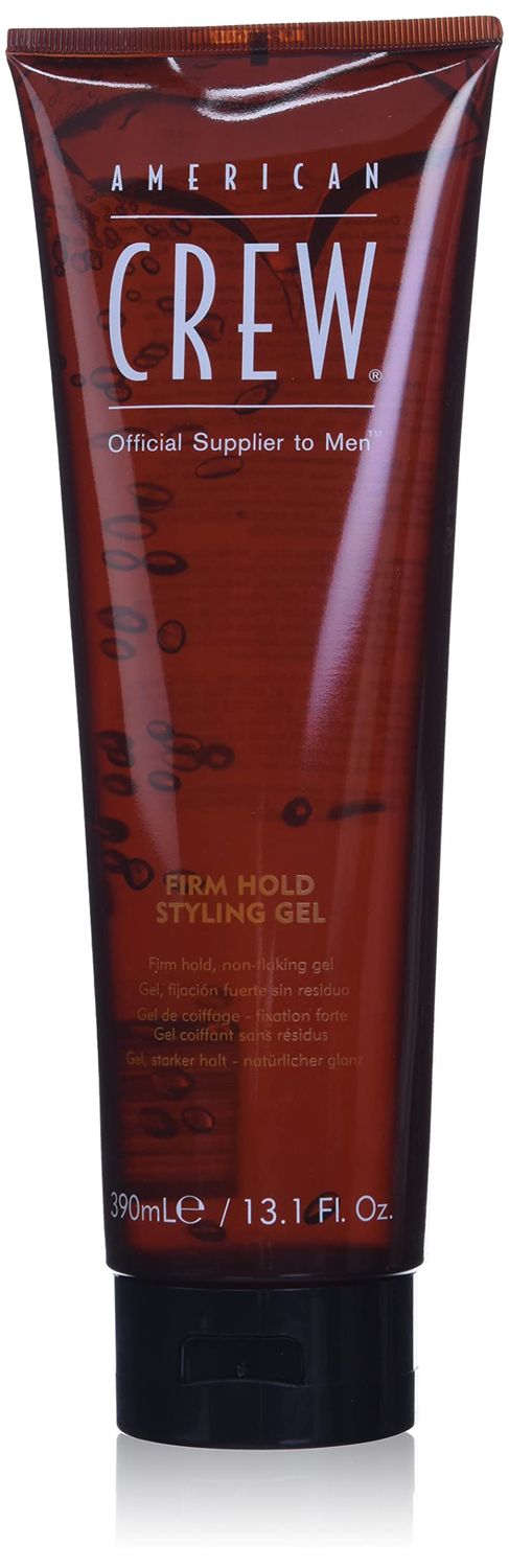 American Crew Men&#39;s Hair Gel, Firm Hold, Non-Flaking Styling Product, 13.1 fl oz