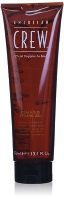 American Crew Men&#39;s Hair Gel, Firm Hold, Non-Flaking Styling Product, 13.1 fl oz