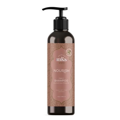 MKS eco Nourish Shampoo, Isle of You - 10 fl oz - Cleanses, Strengthens Repairs - Ideal for Fine Hair, Safe for Color Treated Hair - Moroccan Argan Oil, Hemp Seed Oil - Vegan, Cruelty Free