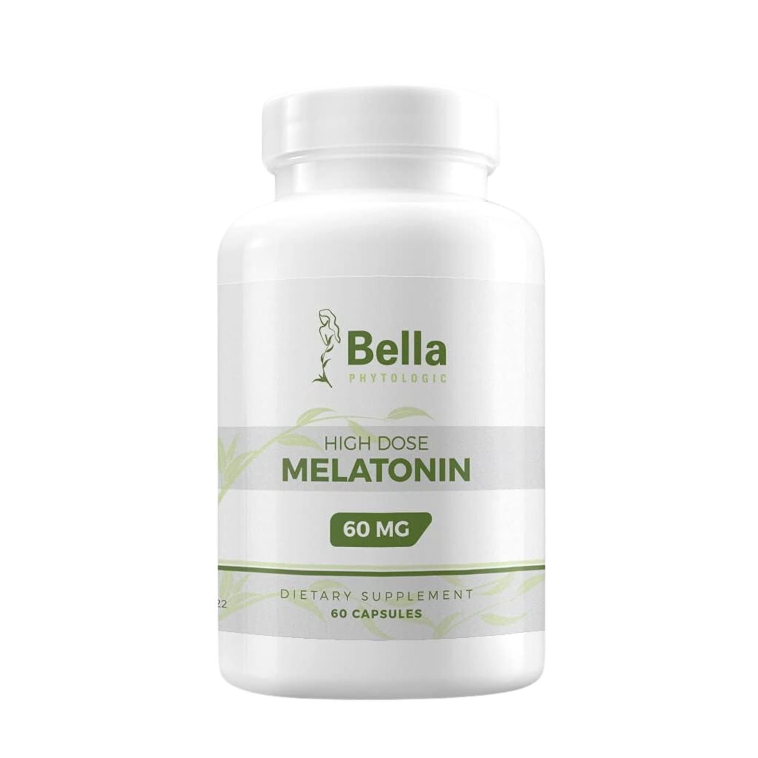 Melatonin Pure 60mg - High Potency Nighttime Sleep Aid for Deep Rest, Relaxation, Jet Lag Stress Relief - Fast-Acting, Non-Habit Forming, Drug-Free, Made in USA (60 Capsules)