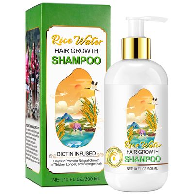 Rice Water Shampoo for Hair Growth, Women&#39;s Thinning Hair Hair Loss, Rosemary Biotin Caffeine Shampoo