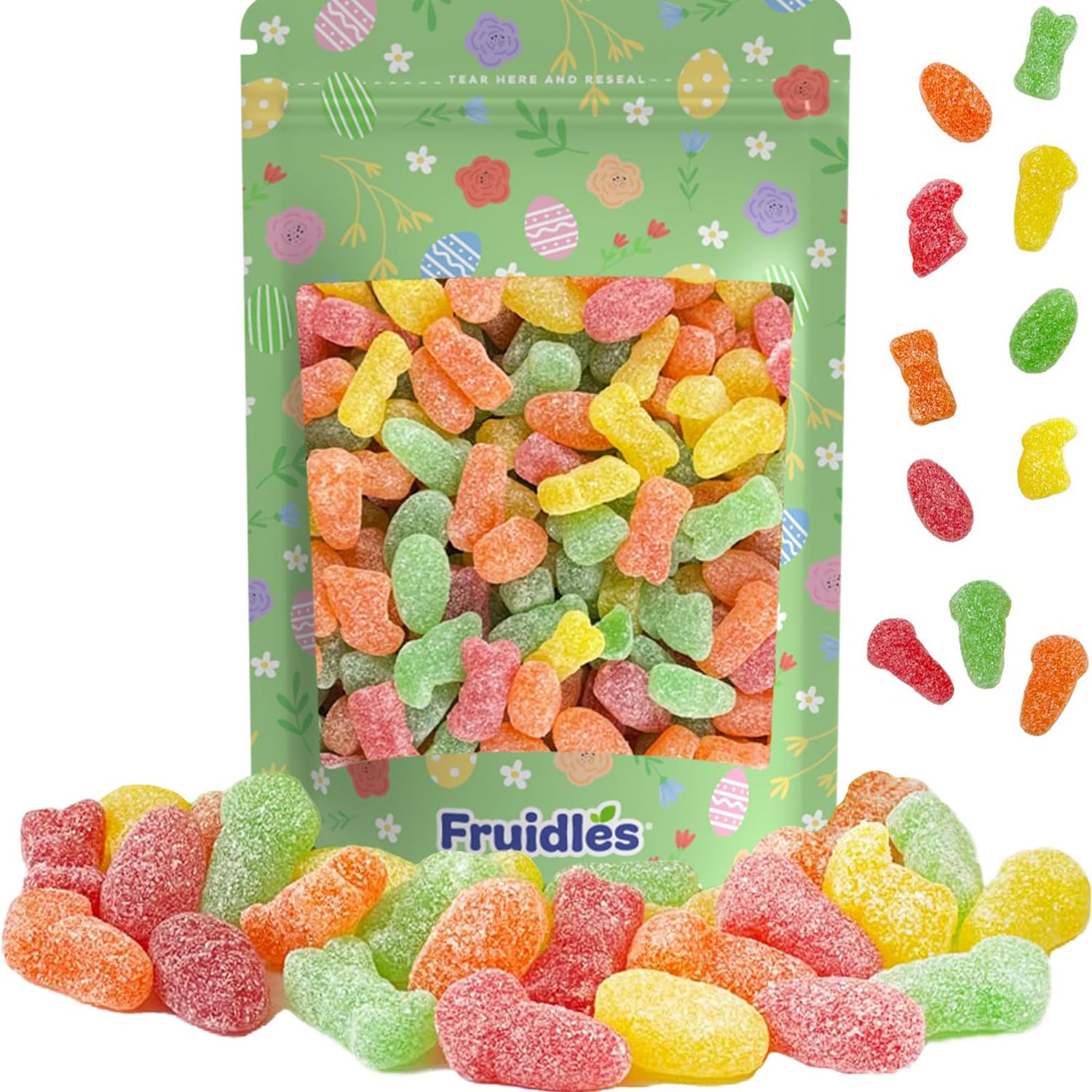 Traditional Easter Jelly Mix Fruit Gummi Candy, Delicious Holiday Shaped Flavored Gummies (Half-Pound)