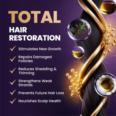 Thickening Hair Serum for Women Men (2Pack) - Biotin Collagen Rosemary Scalp Serum for Hair Density Hydrating, Densifying Oil, Suero Para el Cabello