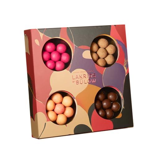 LAKRIDS BY BLOW - Love Selection Box - 6.2 oz - Chocolate Coated Gourmet Liquorice from Denmark