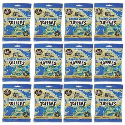 Walkers&#39; Nonsuch English Creamy Toffees with Whole Milk Butter Imported from UK Traditional British Sweets Classic English Toffee 5.29 Oz (Pack of 12)