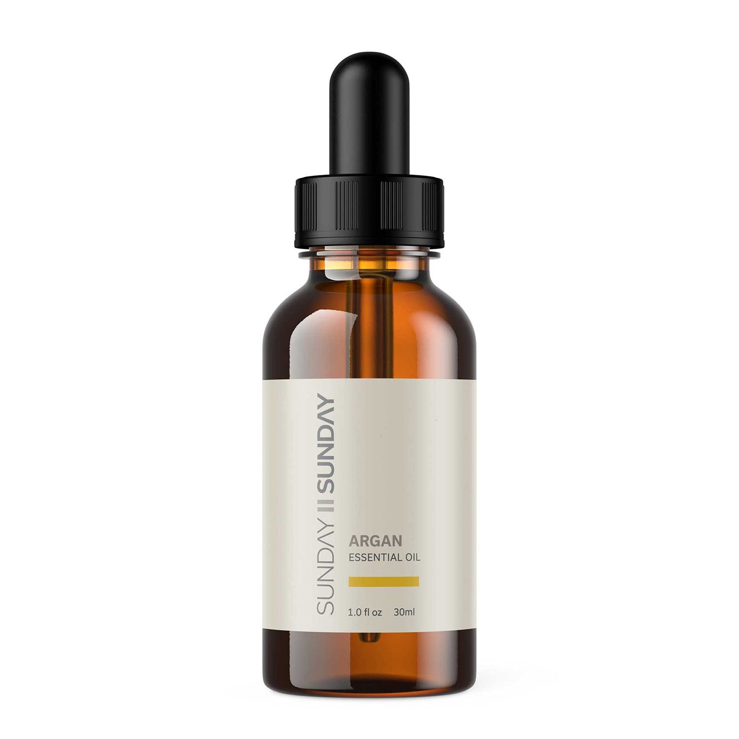 SUNDAY II SUNDAY 100 Pure Argan Oil I All Natural Essential Oil for Hair and Scalp I Multi-Use Moisturizer I 1 fl oz