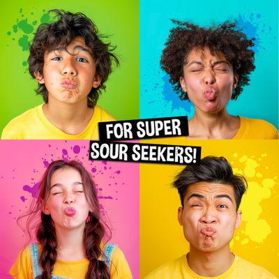 WARHEADS Super Sour Double Drops Candy Spray Sampler - Assorted Fruity Flavored Liquid Candy - 6 Pack with 1 of Each