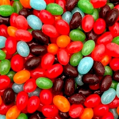 J0llyRancher Jelly Beans Original Flavor-1.5 lbs Bulk Assorted Flavors Strawberry, Orange, Blue Raspberry, Watermelon, Green Apple, and Grape-Perfect for Easter Holiday Treats and Parties(24 oz)
