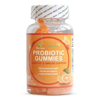 Wins Town Vaginal Probiotic Gummies, 1 Billion CFU Women&#39;s Vaginal and Intestinal Health Supplement with Prebiotics Digestive Enzymes, Orange Flavor, 60 Count