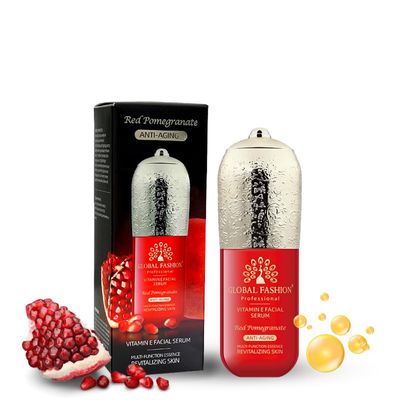 Vitamin E Face Serum with Red Pomegranate - Anti-Aging, Hydrating, Wrinkle Repair, Skin Brightening, Pore Minimizer, Even Skin Tone, All Skin Types - 50ml GLOBAL FASHION