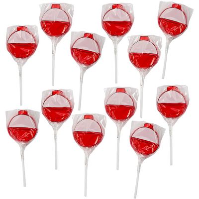 Fishing Themed Individually Wrapped Lollipops, 12 Pieces, Little Fisherman, Bobber, Birthday Party Favors