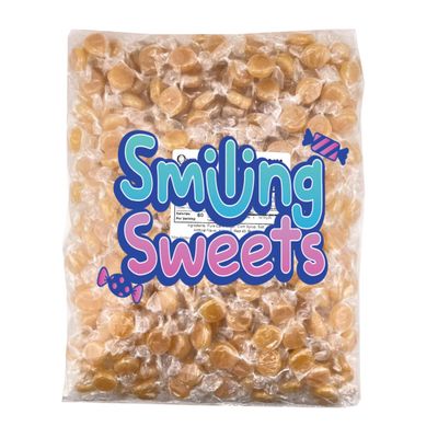 Smiling Sweets Butterscotch Discs Hard Candy, 5 lbs of Delicious Hard Candy, Stock up for the Pantry or for the Office, Timeless Classic that Everyone will Love