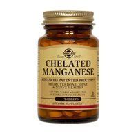 Solgar Chelated Manganese - 100 Tablets, Pack of 3 - Supports Bone, Joint Nerve Health - Non-GMO, Vegan, Gluten Free, Dairy Free, Kosher - 300 Total Servings