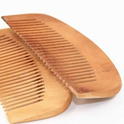 2Pcs Natural Peach Wood Fine Tooth Hair Comb Anti-Static Hair Care Wooden Comb Handmade Gift Comb for Women and Men Massage Detangling Tools Care Accessories Hair Care Styling Tools and Appliances