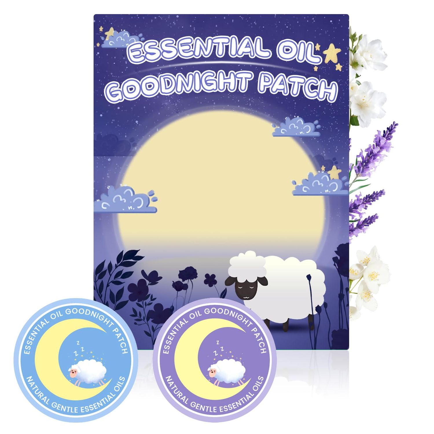 DIWUMO Sleep Patches, 14 Pcs Sleeping Patches for Adults Sweet Dream Patch All Natural Easy to Apply Deep Relaxation Restful Long-Lasting Night Comfort for Seniors Women