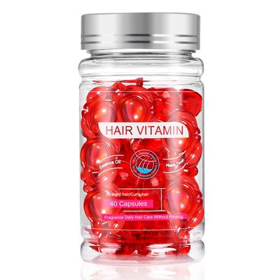 Blansen No-Rinse Hair treatment serumAdvanced Macadamia Avocado Hair Capsules vitamin-Rich, Anti-Frizz, Split Ends Repair, Growth Boost, Shine Strength for Damaged Hair 40ct