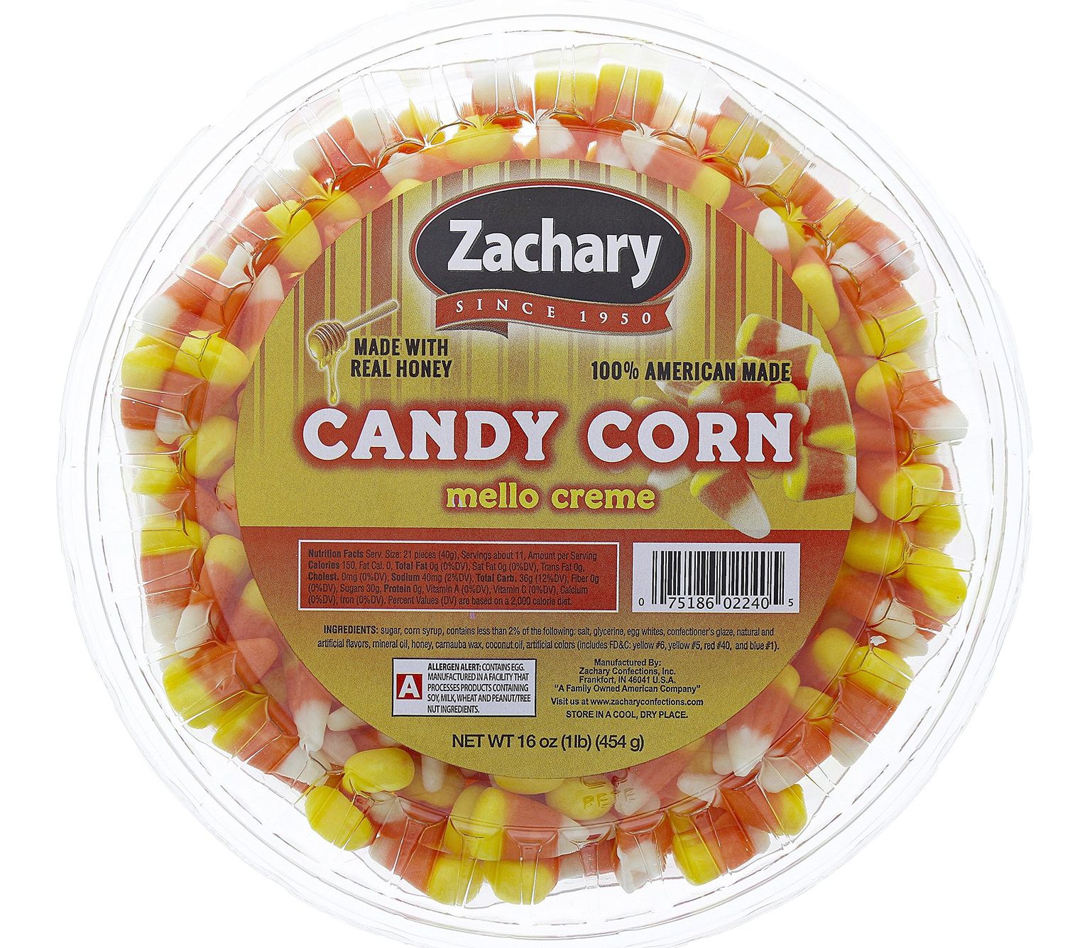 Candy Corn - 1 lb. Resealable Tub - Halloween Candy