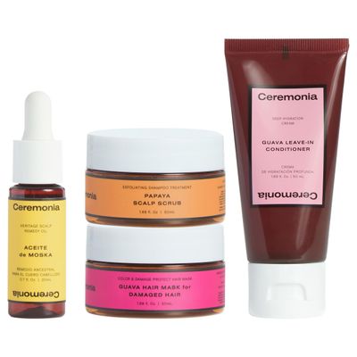 Ceremonia Hair Wellness Kit, Weekly Scalp Strand Reset Bundle for Deep Cleansing Hydration