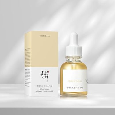 BAUTY JSEON Glow Serum Propolis and Niacinamide Serum Calming Face Moisturizer for Dullness SensitivityImproves skin tone, Korean Skin Care (1 Fl.OZ)