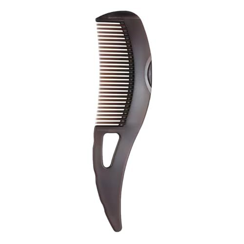 Creative Dandruff Comb, Scalp Sweep Detoxing Energy Comb, Plastic Press Button Hollow Tooth Hairbrush for Scalp Care Massage Cleaning and Oil Removal with Ergonomic Handle for Women Men Kids