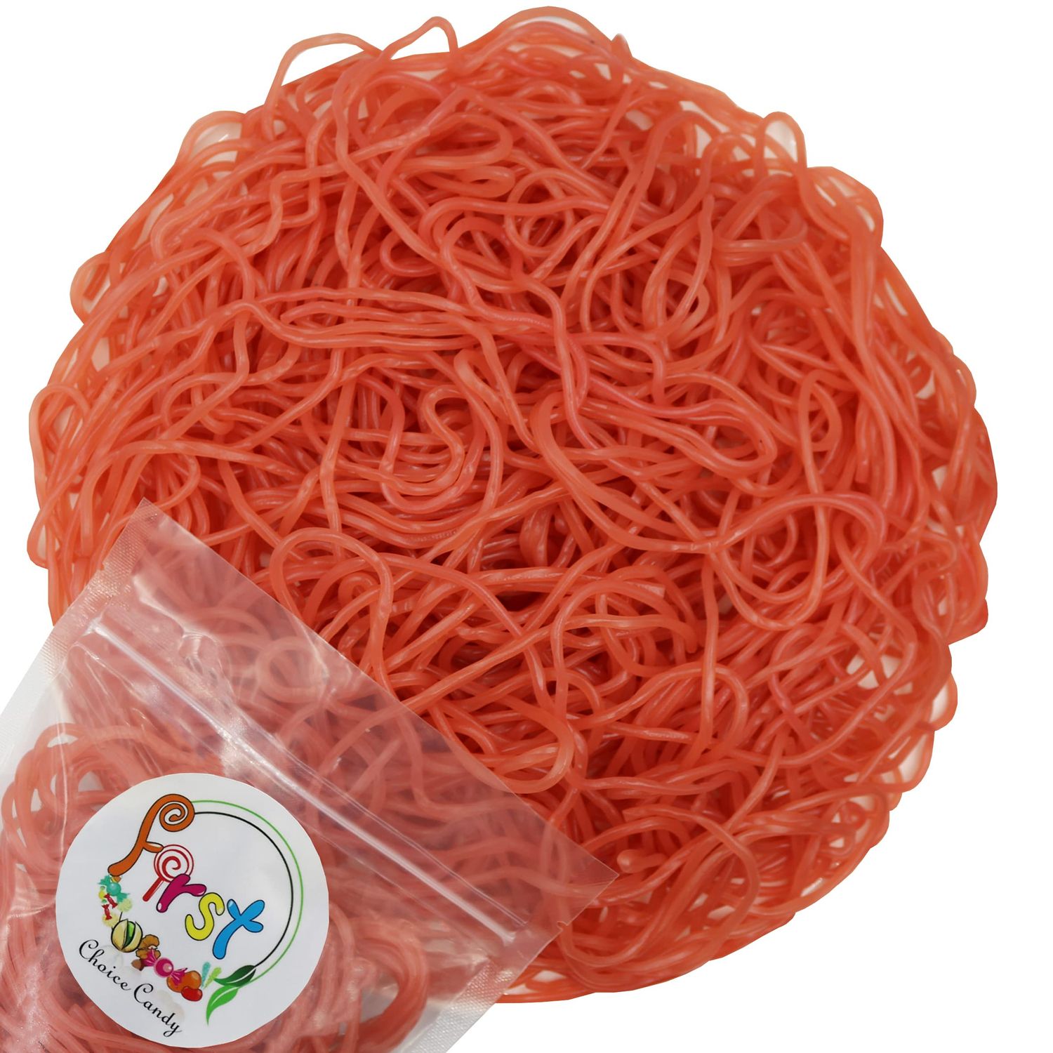 FirstChoiceCandy Juicy Licorice Laces Candy (1 Pound (Pack of 1), Cotton Candy)