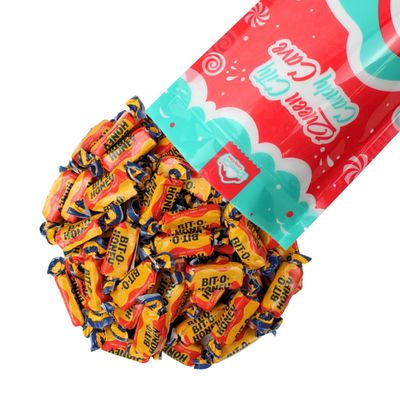 Bit-O-Honey Candy Bulk, Old Fashioned Bit of Honey Candy - Bulk Individually Wrapped Taffy - Perfect for Throwback Parties, by Queen City Candy Cave (2 Pound)