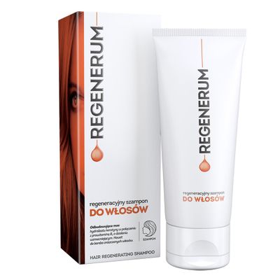 Regenerum - Hair Regenerating Shampoo - Intensive Care for Dry, Weak Damaged Hair, Strengthens, Smoothens, Protects, and Nourishes Scalp - 150 ml