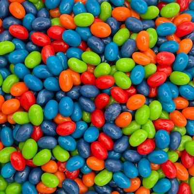 Sour Jelly Beans Candy 2-Pound Pack Assorted Zesty Fruit Flavors