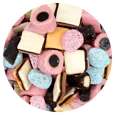 Gustaf&#39;s Licorice Allsorts Candy, 1 Pound Bulk Bag, Assorted Flavors, Gourmet English Licorice, Allsorts Licorice Mix, The Hampton Candy Company
