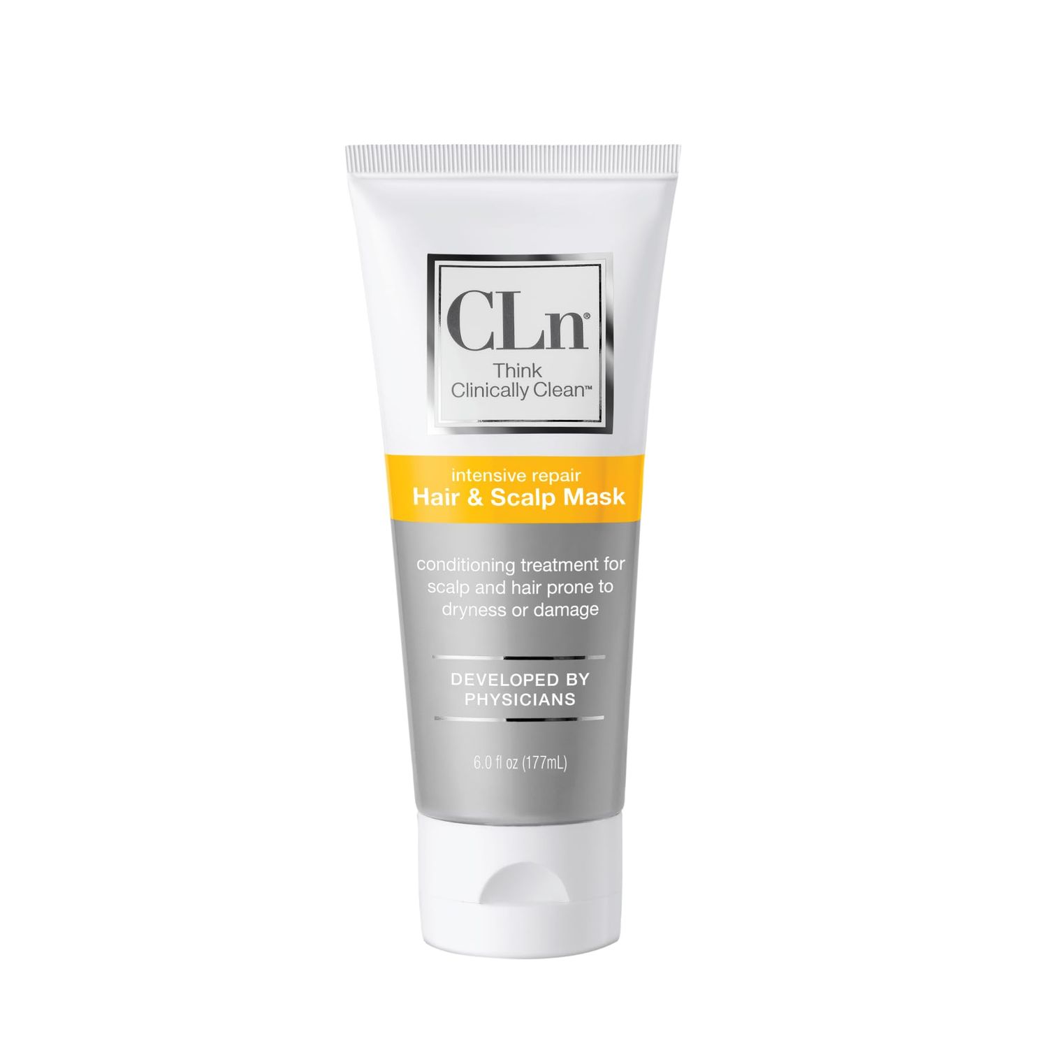 CLn Hair Scalp Mask Conditioner - Deep Conditioner for Hair Scalp Prone to Dryness Damage, Paraben-Free Dye-Free, Scented by Eucalyptus, 6 fl. oz.