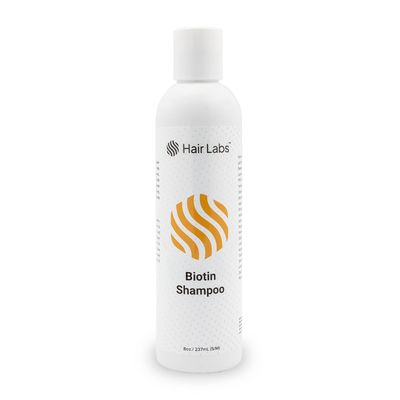 Hair Labs Biotin Shampoo for Hair Growth, 8 Fl Oz Hair Thickening Products for Men Women Blend of Proprietary Ingredients Nourish Stimulate Burdock Root, Keratin, Caffeine, Silk Amino Acids