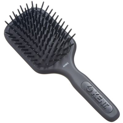 Kent AH8G Airhedz Cushion Paddle Brush - Hair Detangler and Growth Stimulator for Thick, Curly Hair
