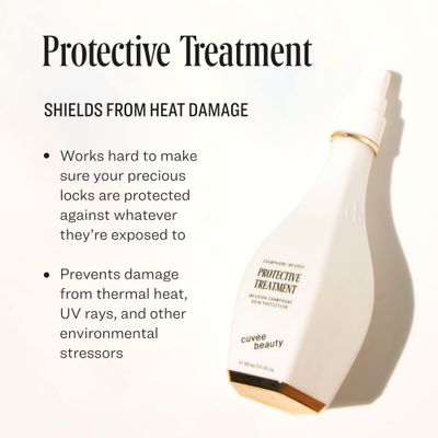 CUVE BEAUTY Protective Treatment - 5 fl oz - Protects Hair Against Heat, UV Rays Environmental Stressors